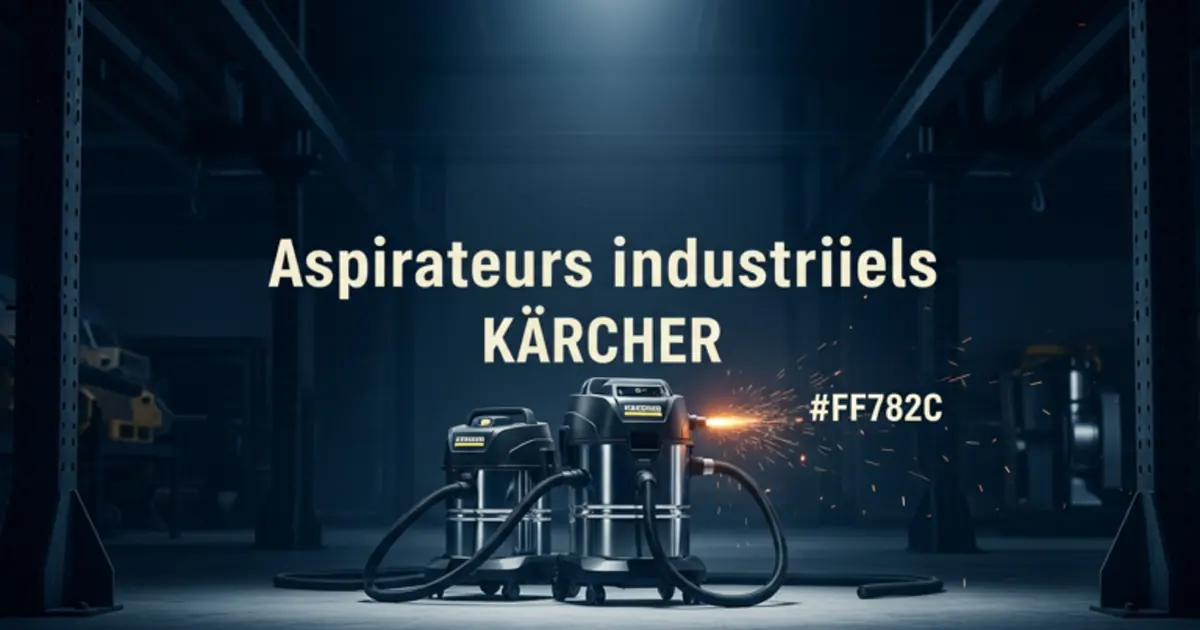 Aspirateurs industriels Kärcher : maintenir la propreté de process en production 3×8